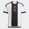 Adidas Germany Split Design Football Jersey White Black