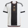 Adidas Germany Split Design Football Jersey White Black