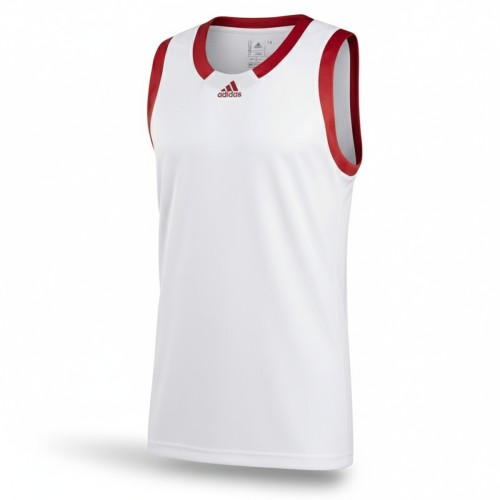 Adidas Icon Squad Basketball Tank White