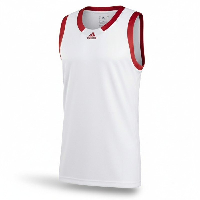 Adidas Icon Squad Basketball Tank White