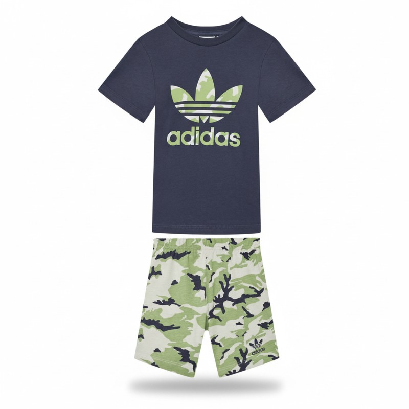 Adidas Originals Camo Short Tee Set Navy