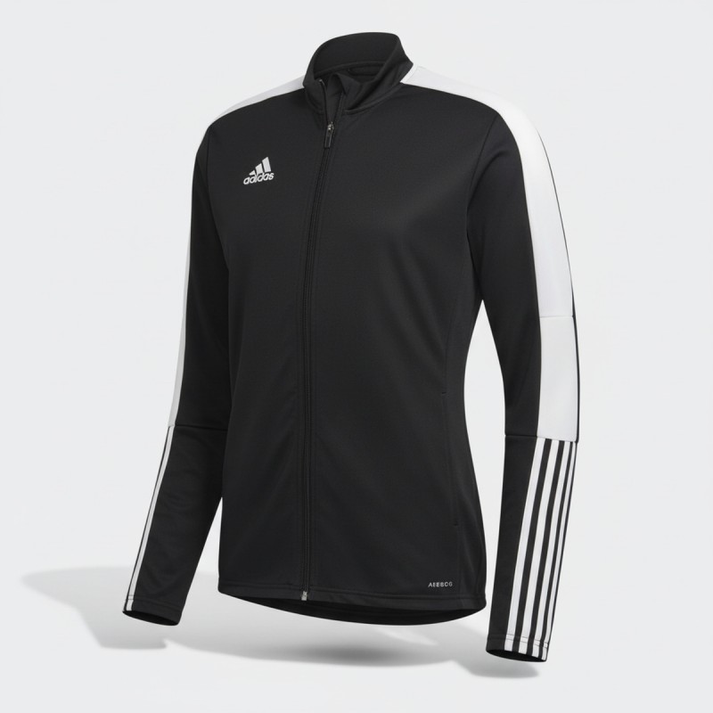 Adidas Black White Track Jacket