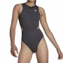 Adidas Cutout Athletic Swimsuit Black
