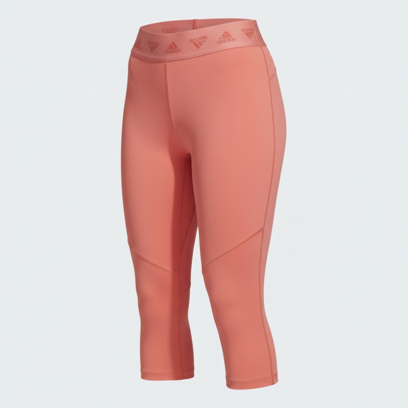 Adidas Pink Mesh Panel Leggings