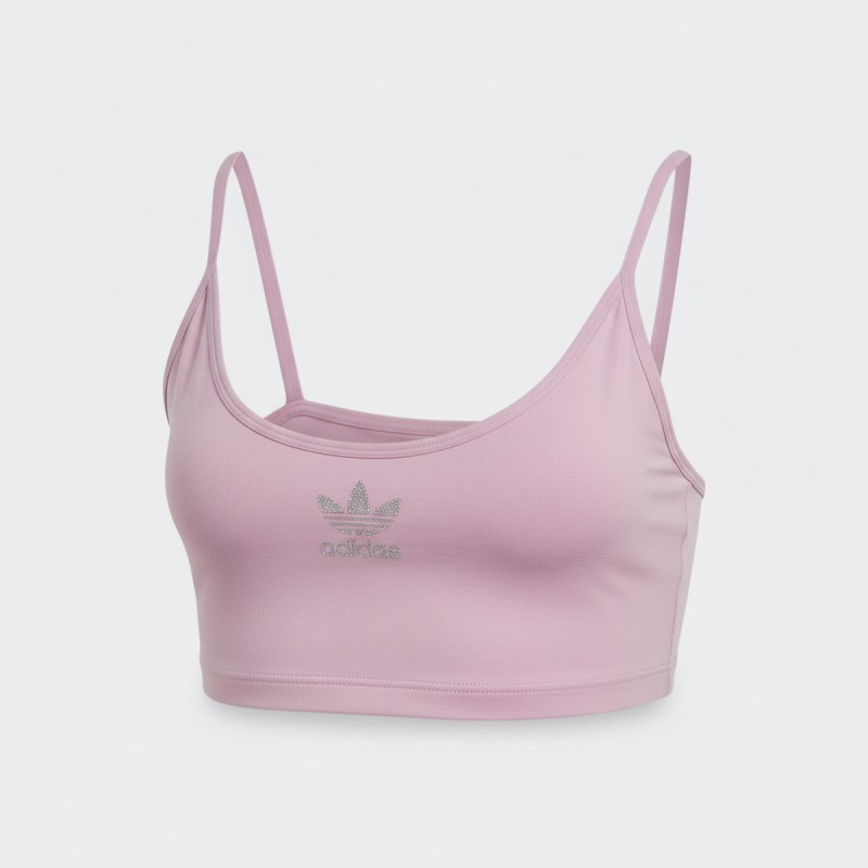 Adidas Cropped Tank Top Pink