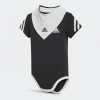 Adidas Organic Baby Bodysuit Black White