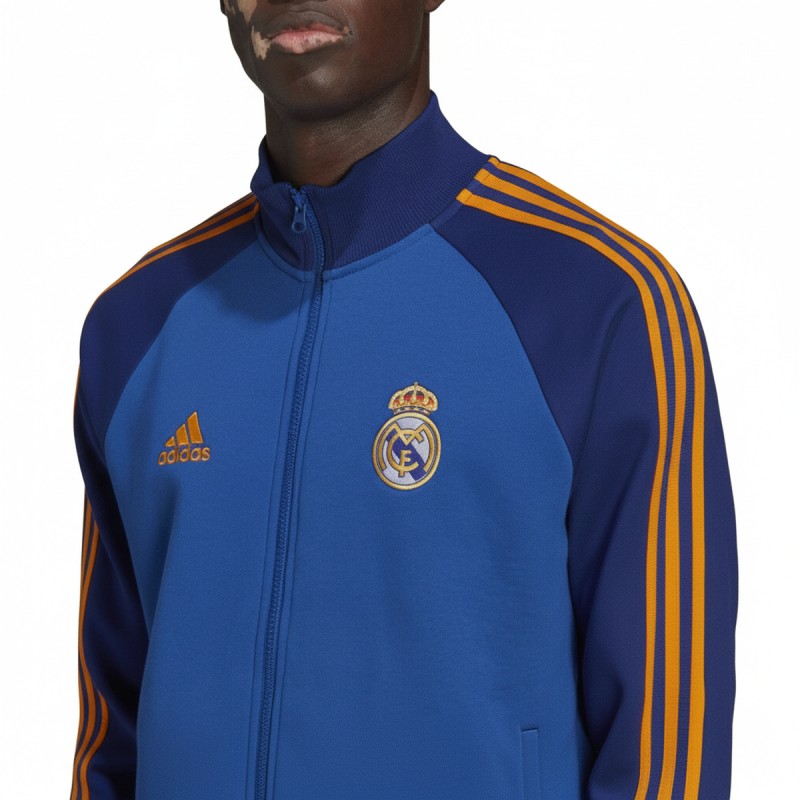 Adidas Real Madrid Track Jacket Blue