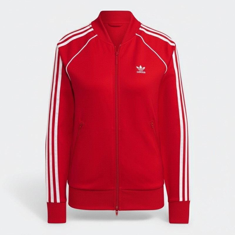Adidas SST Red Track Jacket Women