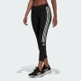 Adidas Three Stripe Black Leggings