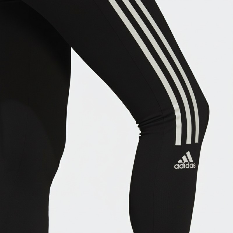 Adidas Three Stripe Black Leggings