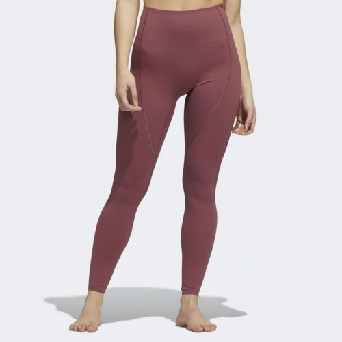Adidas High-Waisted Performance Leggings Bordeaux