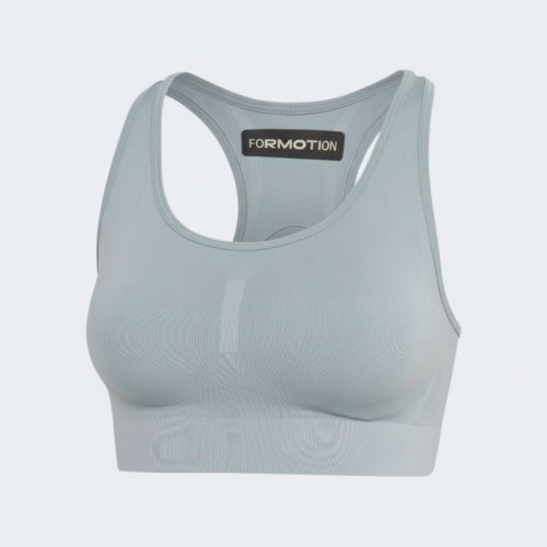 Adidas FRMT SCLPT Ribbed Sports Bra Grey