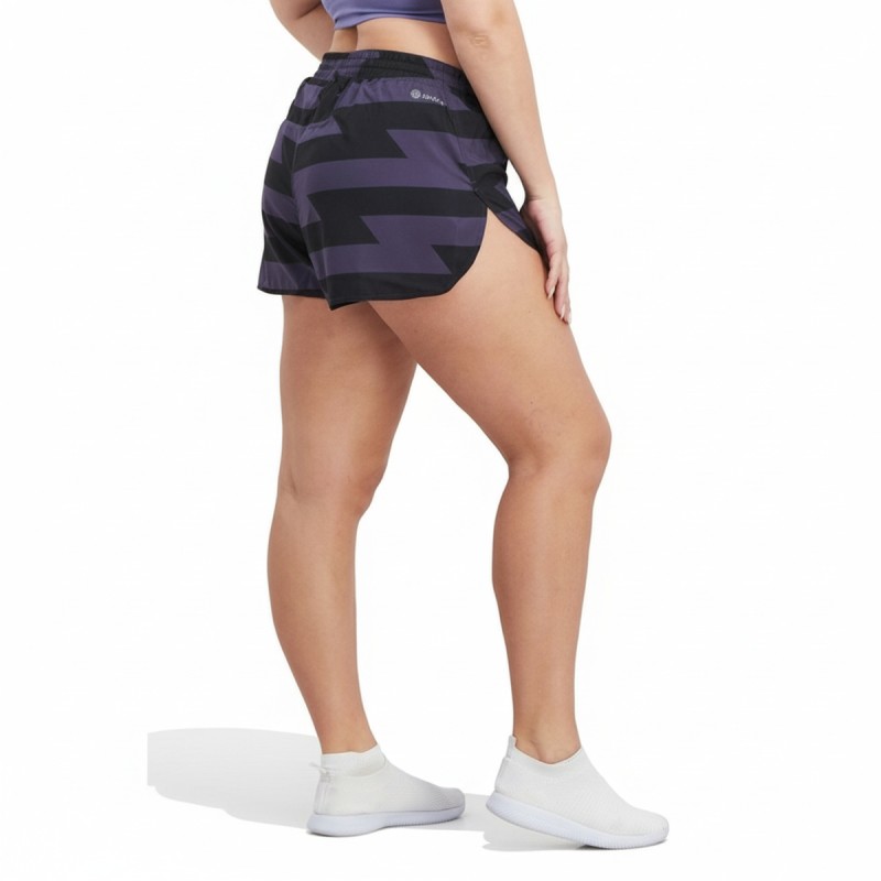 Adidas RNFast Purple Camo Split Shorts