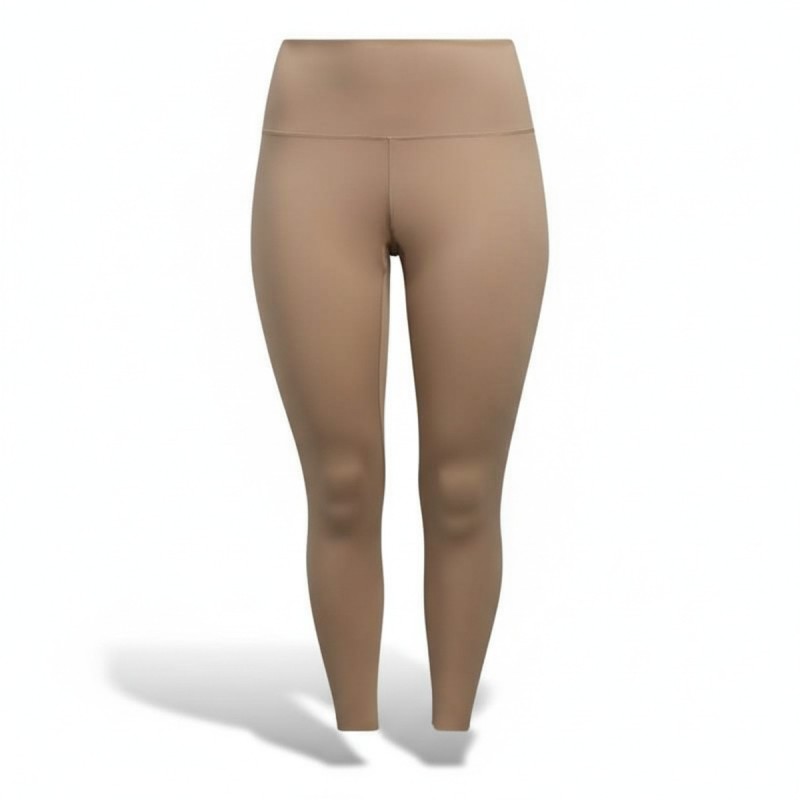 Adidas High-Waist Athletic Leggings Brown