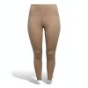 Adidas High-Waist Athletic Leggings Brown