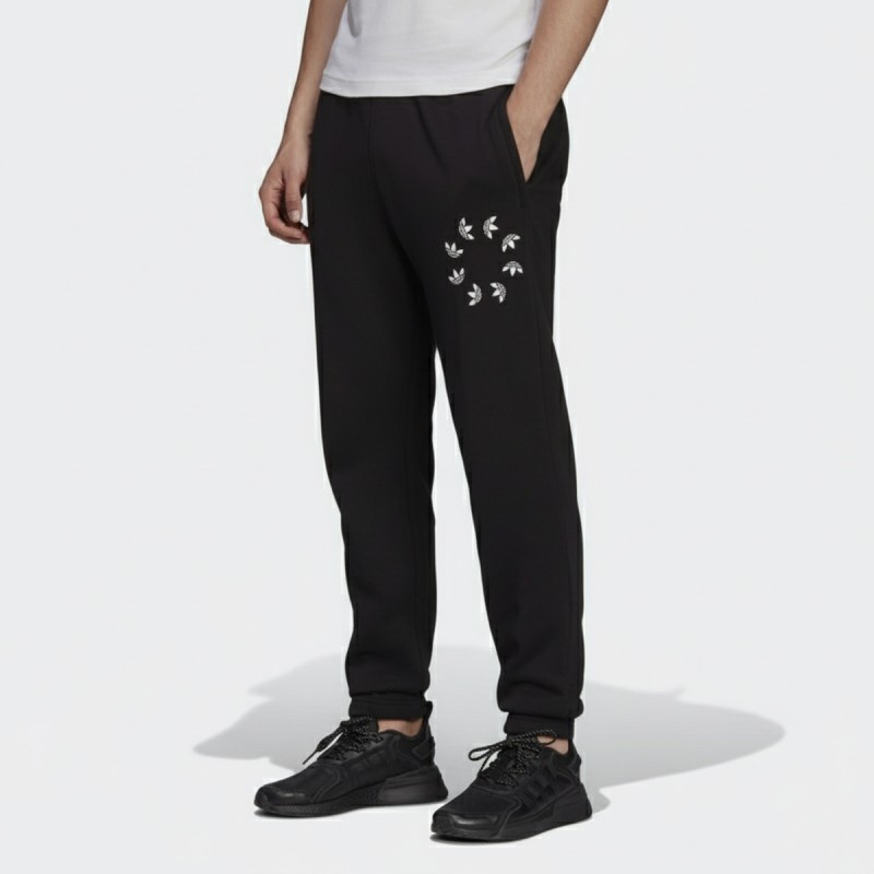 Adidas Originals Logo Circle Black Sweatpants