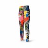 Adidas Patchwork Print Athletic Leggings Multicolour