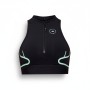 Adidas Stella McCartney Zip Front Sports Bra Black