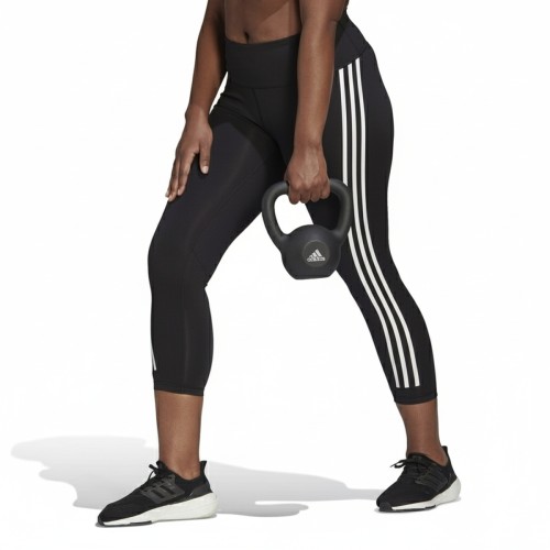 Adidas Three-Stripe Performance Leggings Black
