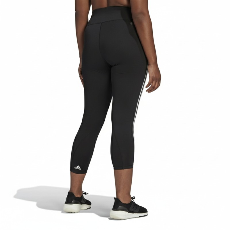 Adidas Three-Stripe Performance Leggings Black