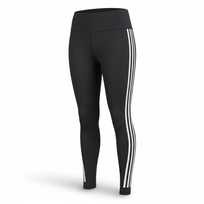 Adidas Three-Stripe Performance Leggings Black