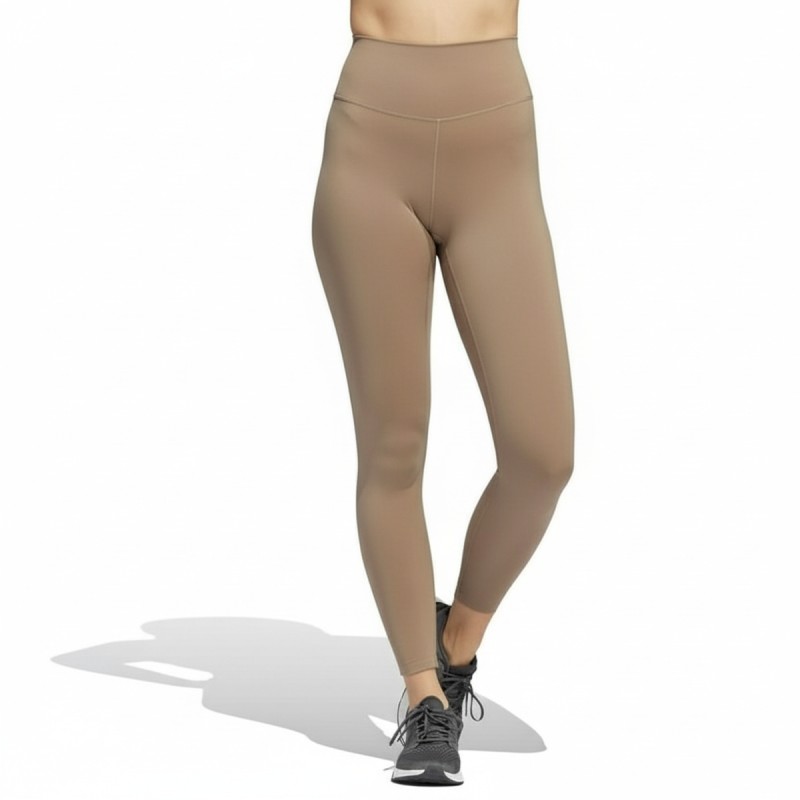 Adidas High-Waisted Leggings Brown