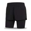 Adidas Women's 2-in-1 Running Shorts Black