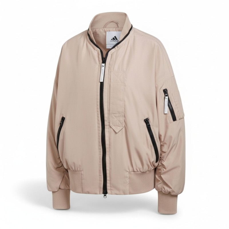 Adidas SMC Oversized Bomber Jacket Beige