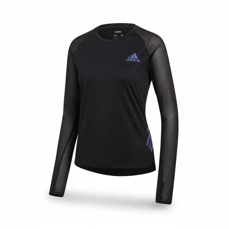 Adidas Adizero Mesh Long Sleeve Black