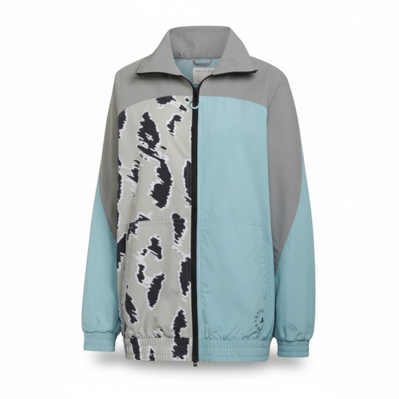 Adidas Colorblock Track Jacket Green White