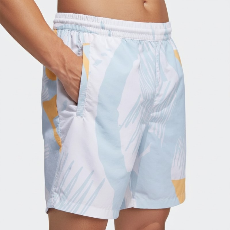 Adidas AOP Abstract Print Shorts Blue