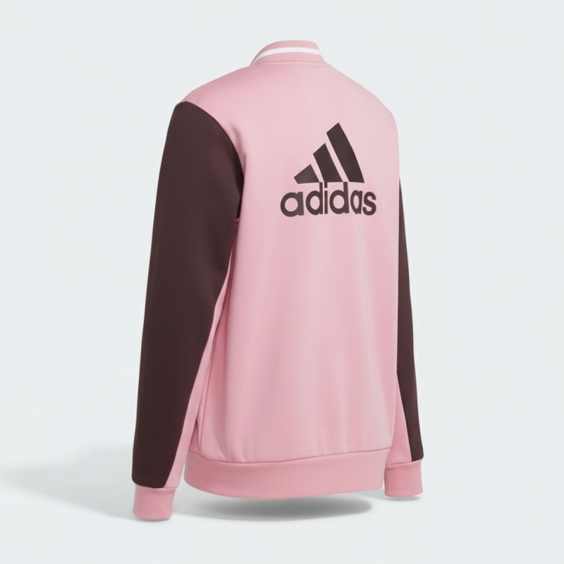 Adidas Together Track Jacket Pink Chocolate