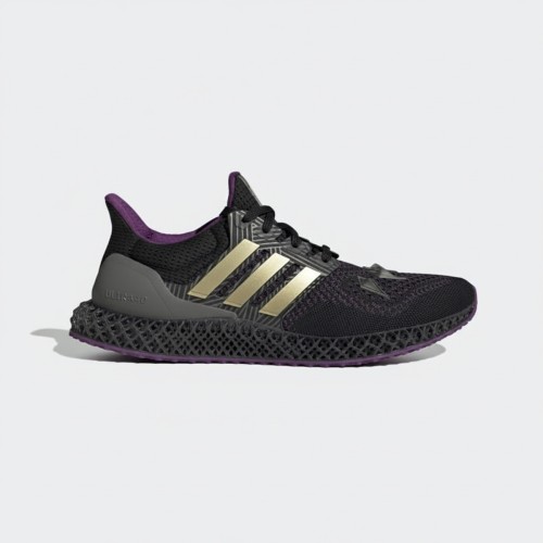 Adidas Ultra 4D Running Sneakers Black Gold