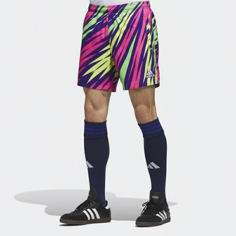 Adidas Tropical Print Athletic Shorts Multicolor