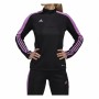 Adidas Purple Stripe Track Training Jacket Black