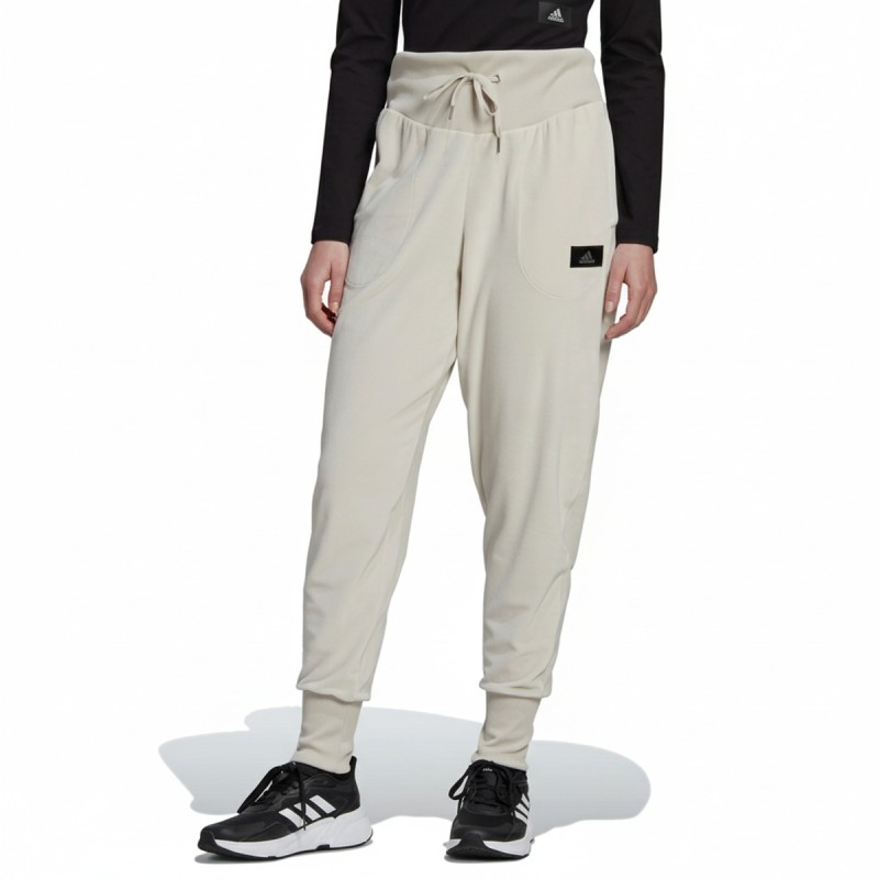 Adidas High-Waist Jogger Pants Silver