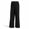 Adidas Wide Leg Track Pants Black