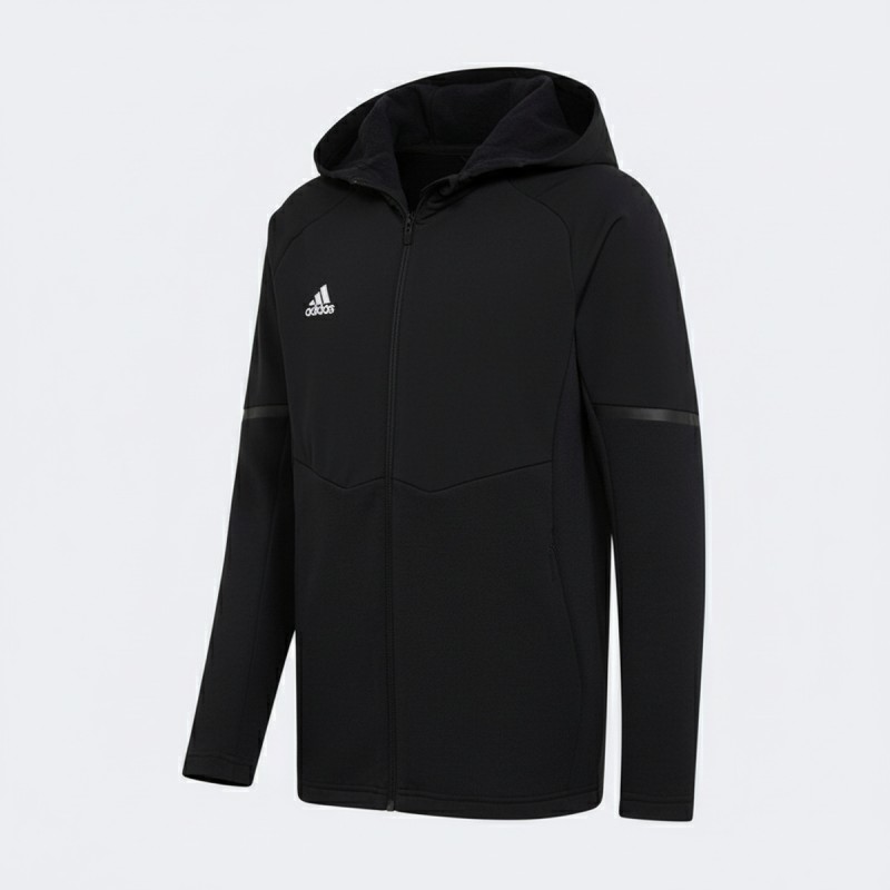 Adidas Black Full Zip Hoodie Boys