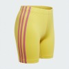 Adidas Girls Yellow Athletic Leggings