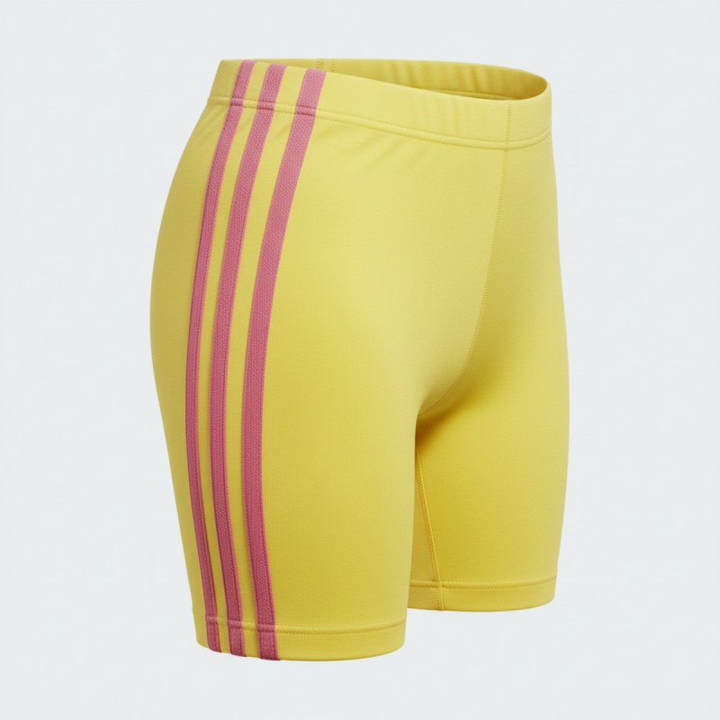 Adidas Girls Yellow Athletic Leggings
