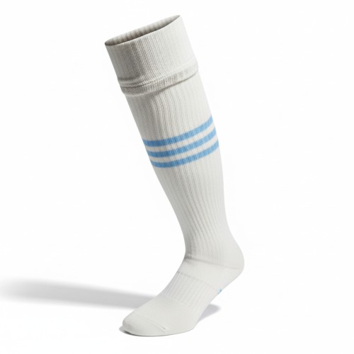 Adidas Three-Stripe Athletic Socks Grey Blue