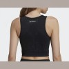 Adidas Textured Racerback Sports Bra Black