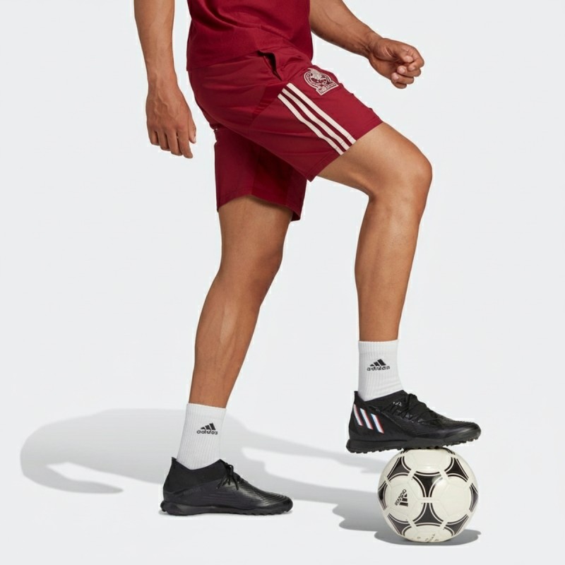 Adidas FMF Athletic Football Shorts Red