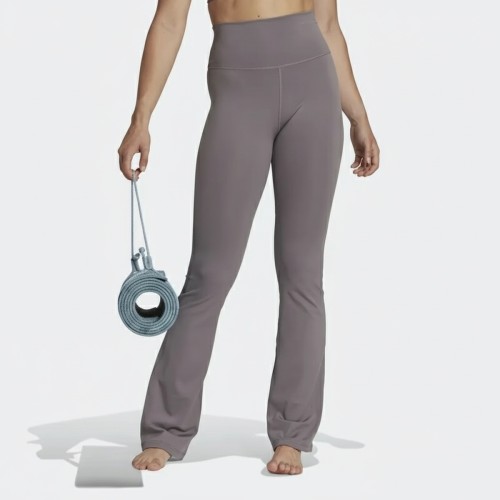 High Waisted Flare Yoga Pants Grey
