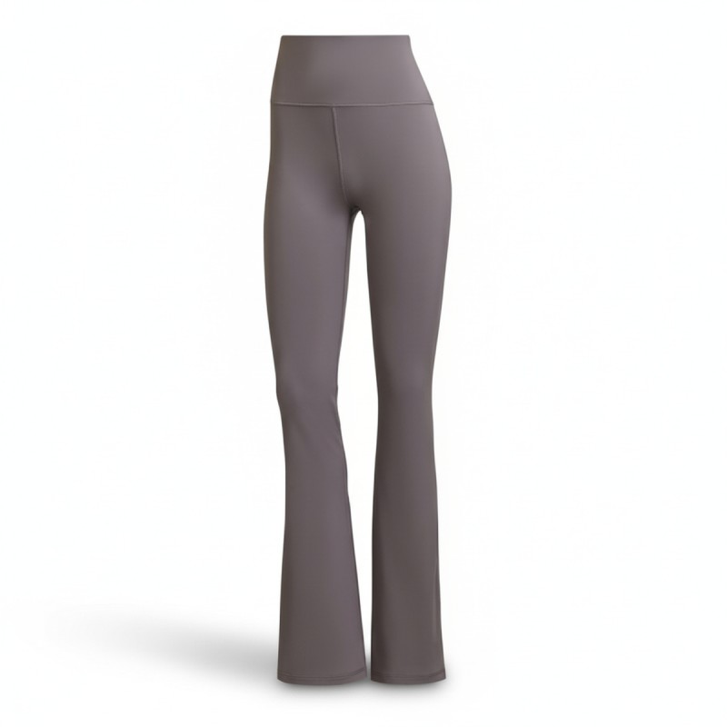 High Waisted Flare Yoga Pants Grey