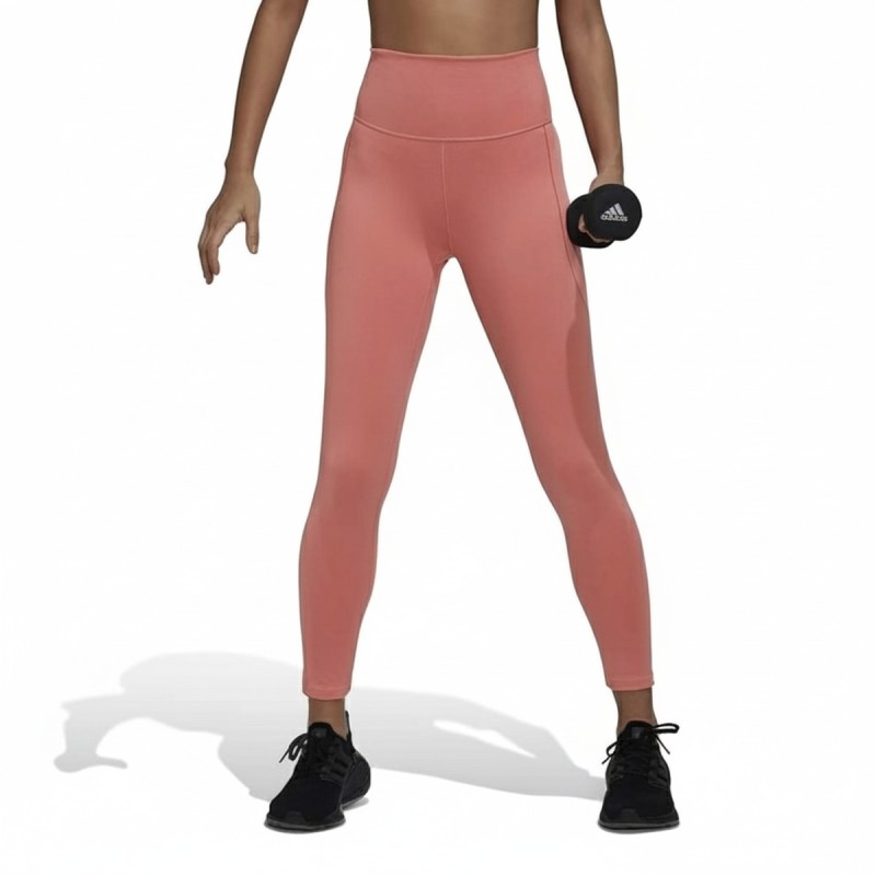 Adidas High Waisted Leggings Burgundy