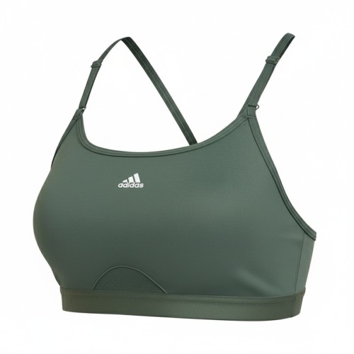 Adidas AeroReact Performance Sports Bra Grey Adidas AeroReact Performance Sports Bra Grey