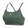 Adidas AeroReact Performance Sports Bra Grey