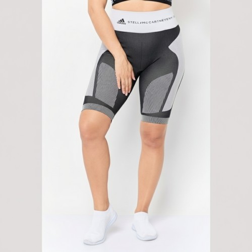 Adidas Stella McCartney Seamless Cycling Shorts Black White