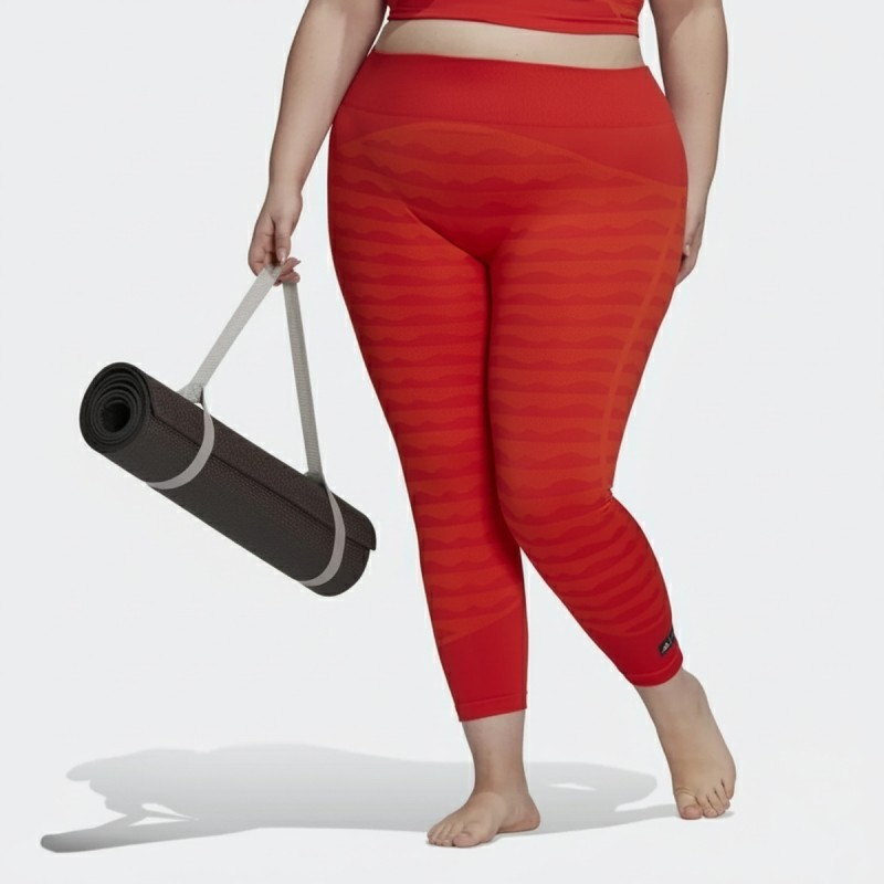 Adidas Performance High Waist Leggings Orange